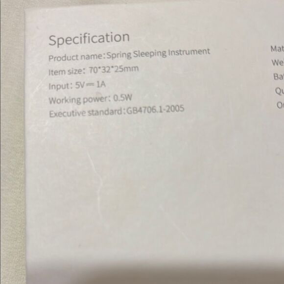 Silver and Blue Sleep Aid Device - Picture 5 of 8